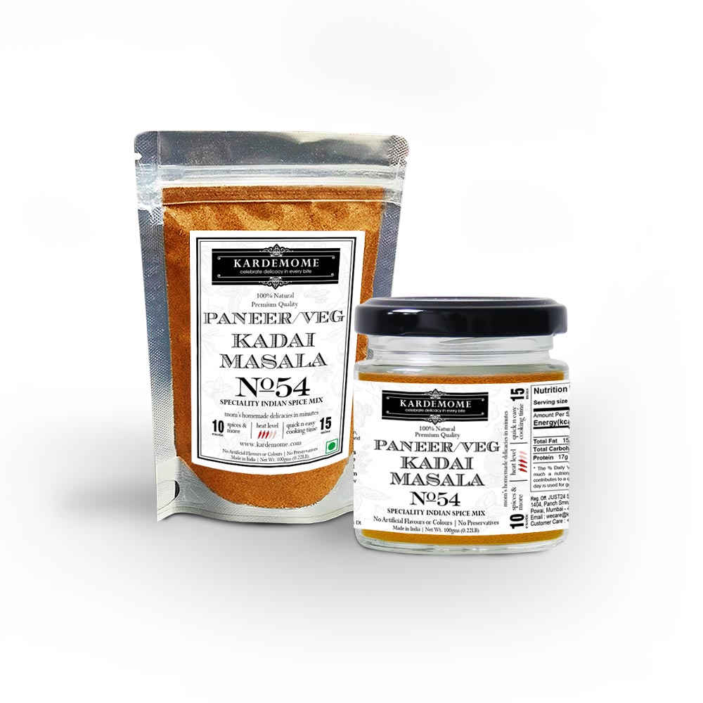 Paneer Kadai Masala 100% Natural Authentic Indian Curry Spice Mix