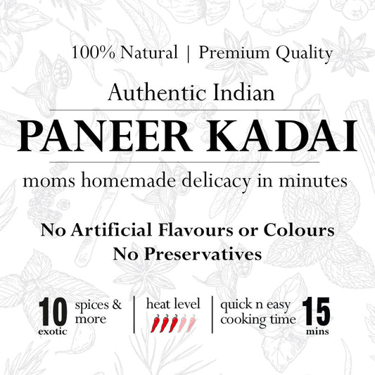 Paneer Kadai Masala 100% Natural Authentic Indian Curry Spice Mix